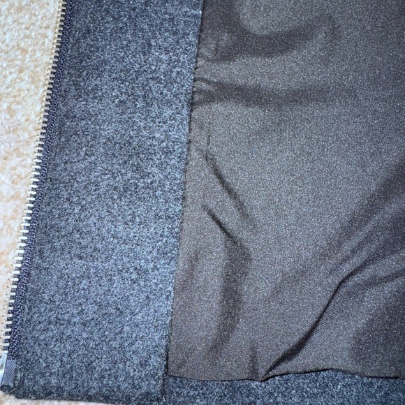 Obey Navy Classic Longline Bomber Coat Varsity Jacket Women’s XS - Picture 14 of 16